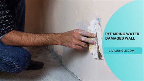 water damaged drywall|Repairing Water